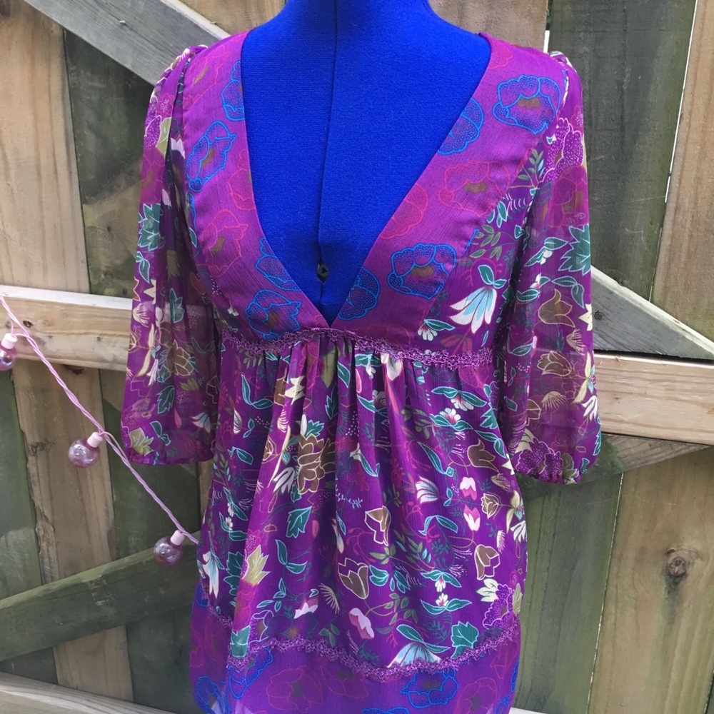 GIRL XPRESS Sheer Blouse